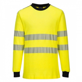 Portwest FR701 - WX3 Flame Resistant Hi-Vis Long Sleeve T-Shirt 210g